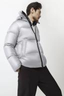 Canada Goose Men, Crofton puffer jacket, Silver, L, Jackets, Materialmix