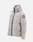 Canada Goose Men, Crofton puffer jacket, Silver, L, Jackets, Materialmix