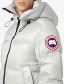 Canada Goose Men, Crofton puffer jacket, Silver, L, Jackets, Materialmix