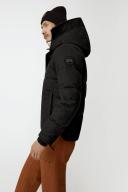 Canada Goose Men, MacMillan wool-blend parka, Black, XXL, Coats, Wool