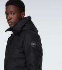 Canada Goose Men, MacMillan wool-blend parka, Black, XXL, Coats, Wool