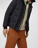Canada Goose Men, MacMillan wool-blend parka, Black, XXL, Coats, Wool