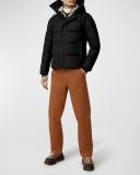 Canada Goose Men, MacMillan wool-blend parka, Black, XXL, Coats, Wool