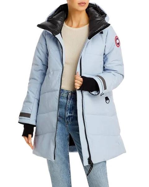 Canada Goose, Merritt Down Parka, Women, Blue, L, Coats, Cotton Blend