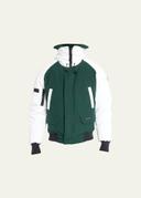 Canada Goose Unisex Regeneration Chilliwack Bomber Jacket Verde/Bianco