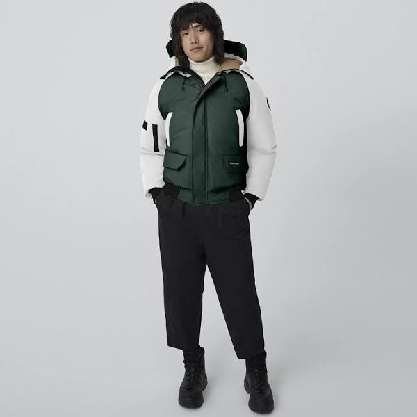 Canada Goose Unisex Regeneration Chilliwack Bomber Jacket Verde/Bianco