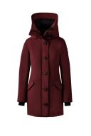 Canada Goose Women’s Rossclair Parka with Fur - Bordeaux - Size: S
