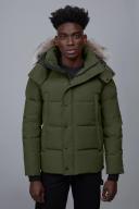 Canada Goose Wyndham Parka (Men, Military Green, S)