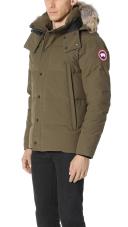 Canada Goose Wyndham Parka (Men, Military Green, S)