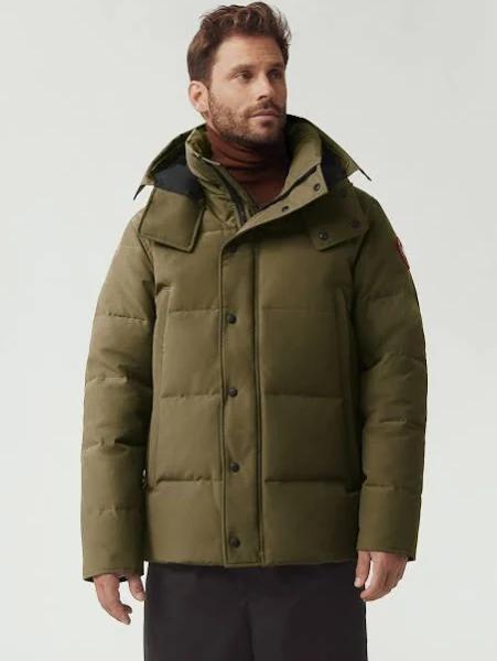 Canada Goose Wyndham Parka (Men, Military Green, S)