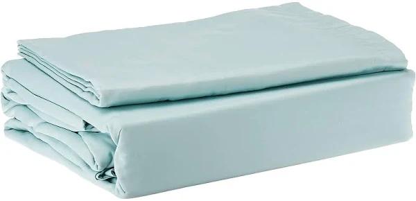 Canningvale Alessia Bamboo Cotton King Quilt Cover Set - Gelato Mint