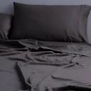 Canningvale Alessia Bamboo Cotton Queen Sheet Set - Porcini Grey