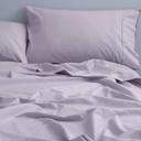 Canningvale Queen Bed Fitted Sheet Set Vintage Softwash Cotton Mauve