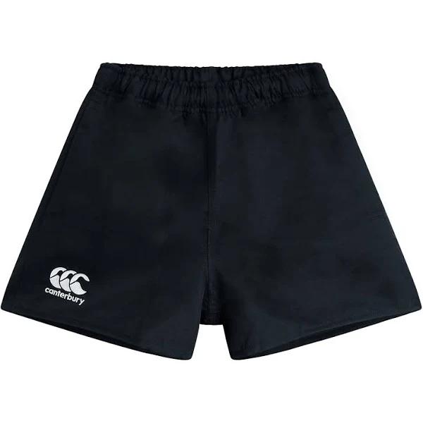 Canterbury Childrens/Kids Professional Rugby Shorts Black 14 Years