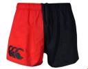 Canterbury Harlequin Short 40 / Scarlet Black
