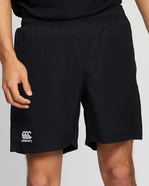 Canterbury Mens Advantage Elasticated Sports Shorts Black M