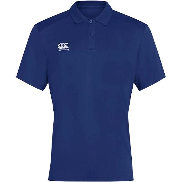 Canterbury Mens Club Dry Polo Shirt Royal Blue XL