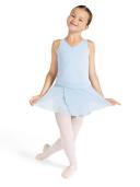 Capezio Girls Studio Collection Pull on Skirt in Blue, Size Large