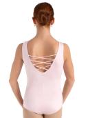 Capezio Studio Collection Lattice Back Tank Leotard Large Women Dancewear