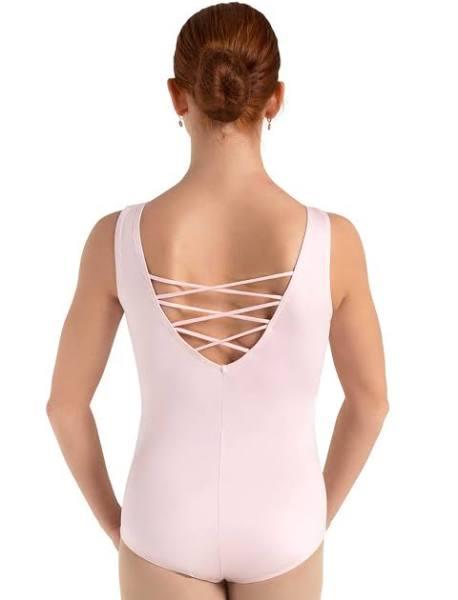 Capezio Studio Collection Lattice Back Tank Leotard X-Small Women Dancewear