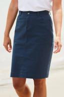 Capture Button Pencil Skirt - Toffee - Womens - Size 20 - Cotton - Ezibuy