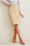 Capture Button Pencil Skirt - Mother's Day Sale 2023