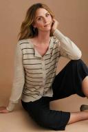 Capture Classic Striped Cardigan - EOFY Sale