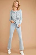 Capture Classic Striped Cardigan Navy Stripe - XXL