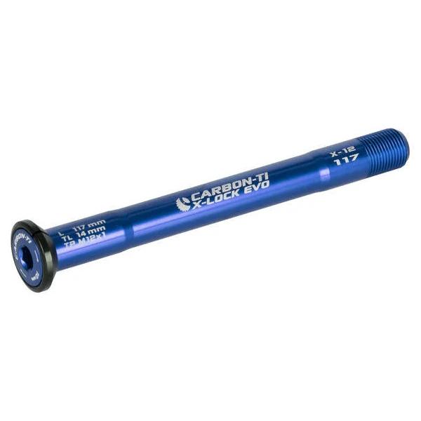 Carbon Ti X-Lock Evo 12x1.0 X-12 117 mm Front Thru Axle Colour Blue