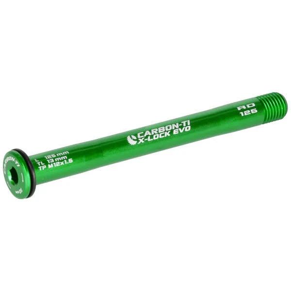 Carbon Ti X-Lock Evo 12x1.5 125 mm Front Thru Axle Colour Green