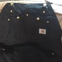 Carhartt Arctic Quilt Lined Duck Bib Overall For Mens Black 40/34 R03-BLK-34-40
