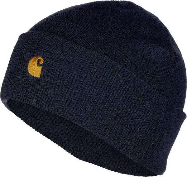 Carhartt Chase Beanie - Dark Navy / Gold