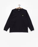 Carhartt Chase Long Sleeve T-Shirt - Dark Navy Gold