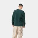Carhartt Chase Mens Long Sleeve T-Shirt - Botanic / Gold