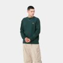 Carhartt Chase Mens Long Sleeve T-Shirt - Botanic / Gold
