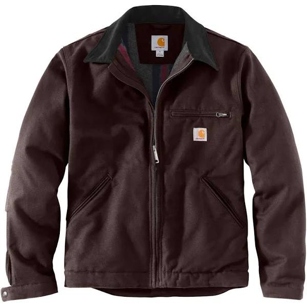 Carhartt Detroit Duck, Jacket , Color: Dark Brown , Size: XXL