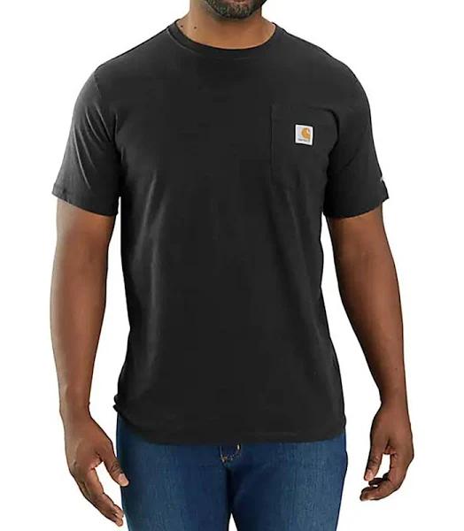 Carhartt Force Flex Pocket Relaxed Fit Short Sleeve T-Shirt Black XL