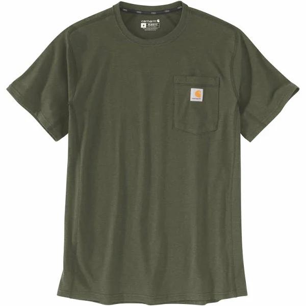 Carhartt Force Flex Pocket Relaxed Fit Short Sleeve T-Shirt Green S