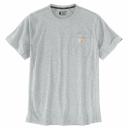 Carhartt Force Flex Pocket Relaxed Fit Short Sleeve T-Shirt Grey S