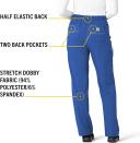 Carhartt Force Women's Cross-Flex Cargo Scrub Pants - XS - Royal