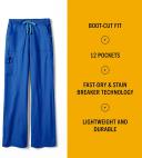 Carhartt Force Women's Cross-Flex Cargo Scrub Pants - XS - Royal