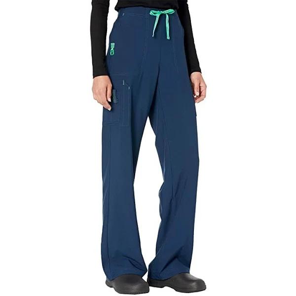 Carhartt Force Women's Tall Cross-Flex Cargo Scrub Pants - L - Navy