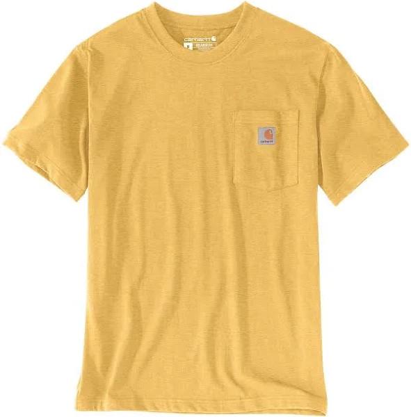 Carhartt K87 Relaxed Fit Short Sleeve T-Shirt Yellow M