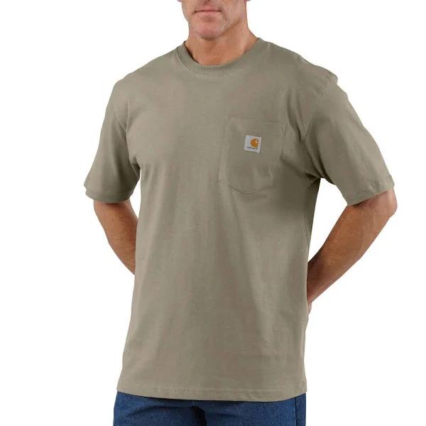 Carhartt Men's Carhartt Pocket Short Sleeve T-Shirt Desert