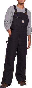Carhartt Men's Loose Fit Firm Duck Insulated Bib Overall
