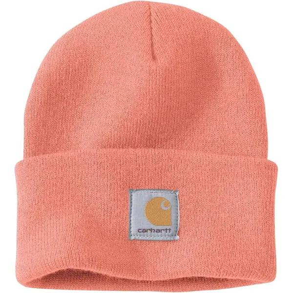 Carhartt Mens A18 Stretchable Rib Knit Acrylic Watch Beanie Hat Hibiscus One Size