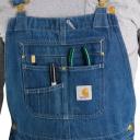 Carhartt Mens Loose Fit Denim Bib Overall