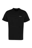 Carhartt S/S Script Embroidery T-Shirt - Black / White