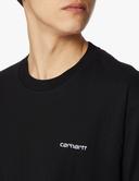 Carhartt S/S Script Embroidery T-Shirt - Black / White
