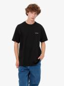Carhartt S/S Script Embroidery T-Shirt - Black / White